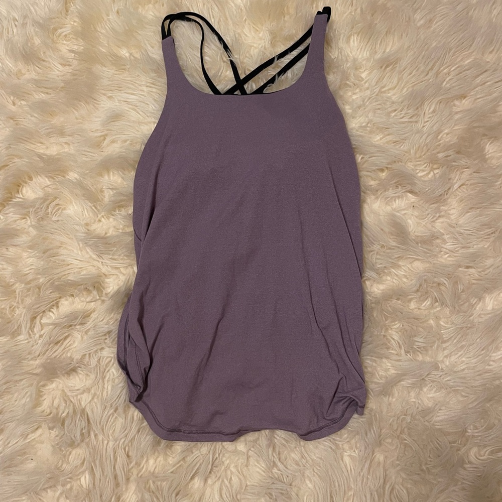Crz Yoga tank top with built in bra size 4-6